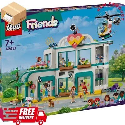LEGO Friends Heartlake City Hospital 42621 Helicopter Building Set For Kids 7+ • $130