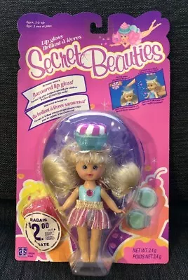 Vintage Secret Beauties LIP GLOSS MISTY MINT HASBRO 1993 NIB • $65