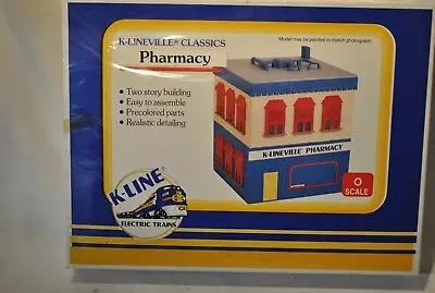 K-lineville Classics Pharmacy Building #k-4223  O-gauge  N.i.b. • $29.99