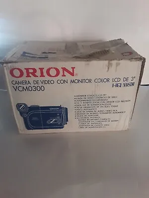 Orion VCM0300 Camcorder W/ Battery Charger Vhs Video Equipment In Original Box • $75