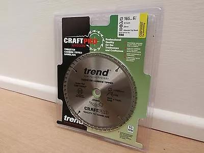 Trend 165mm X 52t Tct Thin Kerf Saw Blade Dewalt Dc390 Dcs391 Etc Csb/16552t  • £16.39