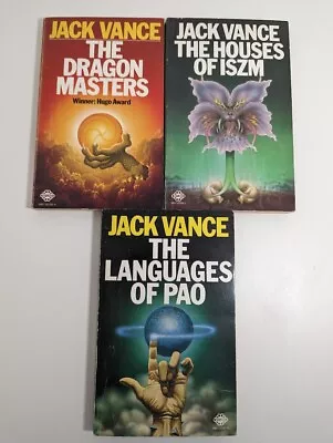 Jack Vance Book Bundle X 3 Vintage Science Fiction Fantasy • £9.99