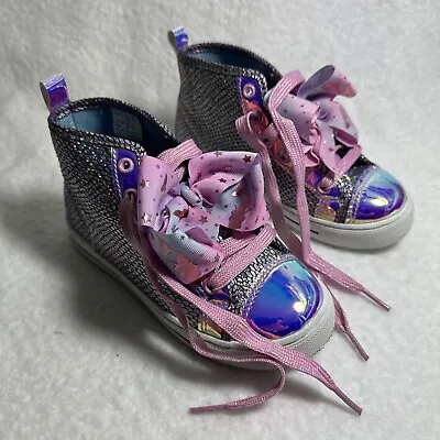 Nickelodeon SIZE  13 Girls Jojo Siwa Mermaid Scales High-Top Sneaker • $14.99
