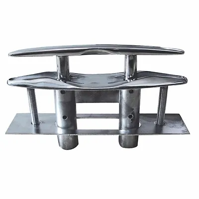 Marine 5  Flush Pop-UP Pull Cleat 316 Stainless Steel Dock Boat W Backing Plate • $34.99