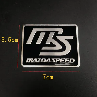 3D Aluminum Nameplate Badge Logo Car Emblem Decoration For Mazda MS Mazdaspeed • $9.58