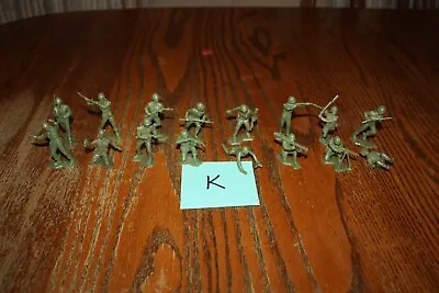 Marx Army Battleground 16-Piece Lot Of Vintage American Soldiers Tank K - MPC • $23.99