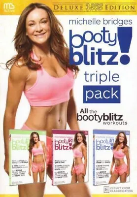£10.29 • Buy Michelle Bridges -Booty Blitz ( Fitness/Workout,3DVD Set,R4 ) Brand New & Sealed