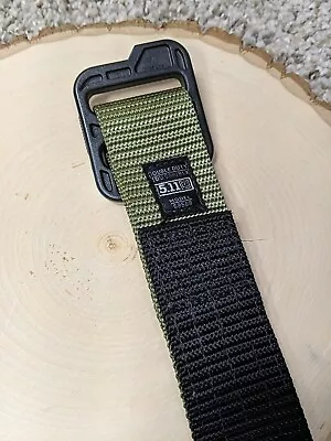 5.11 Tactical TDU Belt 1.75  Wide Ranger Green/Black Med. 32-24” MSRP $28.00 • $8.49