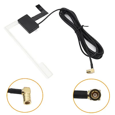 Universal Car 3M DAB FM Antenna Glass Mount Window Active Radio Adapter Aerial • £6.53