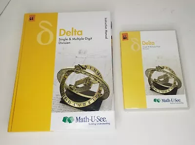 Math U See Delta Instruction Manual & DVD - Division By Steven P Demme • $25