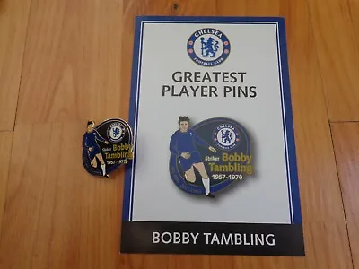 Rare Danbury Mint Chelsea Fc Greatest Players - Bobby Tambling Enamel Pin Badge • $64.14