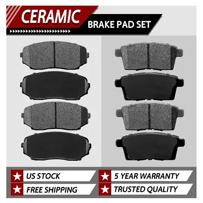 Front And Rear Ceramic Brake Pads For Ford Edge Lincoln MKX Mazda CX-9  CX-7  • $40.29