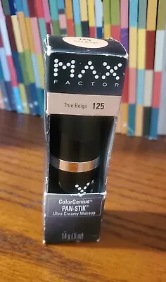 Max Factor Pan-Stik/Panstik Ultra Creamy Makeup 5g/.5oz. True Beige 125  • $85