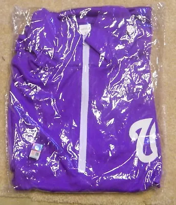 Washington Nationals Clemson Day ¼ Zip Pullover XL Extra Large NIB • $9