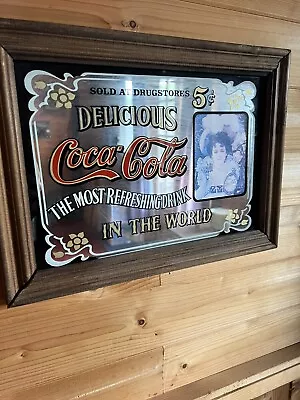 Pub Bar Wall Art Mirror Coca Cola Vintage Mirror  • £6.91