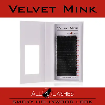 £12.99 • Buy 0.05  VELVET MINK Russian Volume Individual False Eyelashes Extension All4Lashes