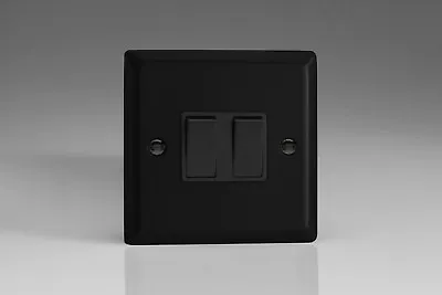 £10.95 • Buy Varilight Urban Matt Black Toggle Or Rocker Switches, Plug Sockets & More!