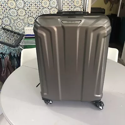 SAMSONITE ENDURE Dual Wheel Suitcase 55cm Cabin Luggage With USB Grey (a) • £80