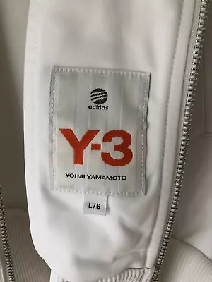 £95 • Buy Mens Adidas & Yamamoto Track Jacket Size L White Green Y-3 On Sleeve