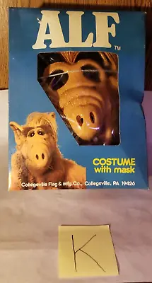💥 1987 ALF Halloween Costume In Box Never Used Collegeville   Ha! K 💥 • $21.99