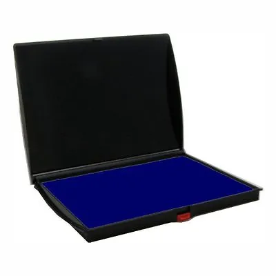 $12.99 • Buy Large Felt Stamp Pad, 5 X 7 In., Blue Ink, Shiny Brand, Sharp Clear Impression