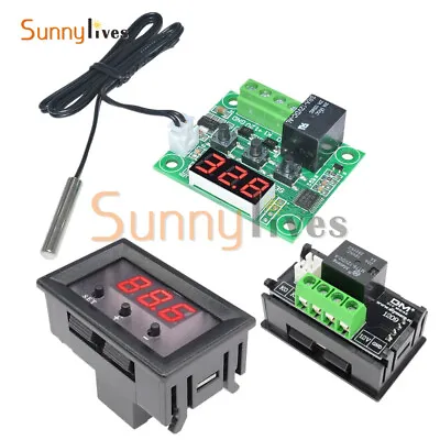 W1209 12V Digital Thermostat -50-110°C Temperature Controller Switch Sensor+Case • $8.79