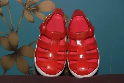 Infant Boys IGOR Red Jelly Plastic Sandals Size UK5.5 (euro 22) Great Condition • £5.99