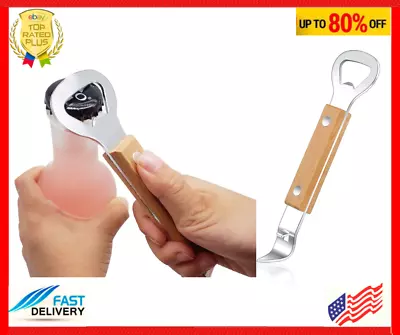 Magnetic Can Punch Bottle Opener Manual Stainless Steel Church Key Can Opener W • $11.86