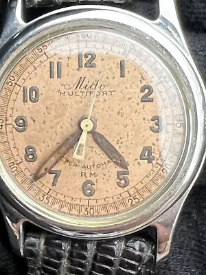 Mido Multifort Luxe Super Automatic Watch Vintage Champagne￼ Dial Swiss Made • $183.81