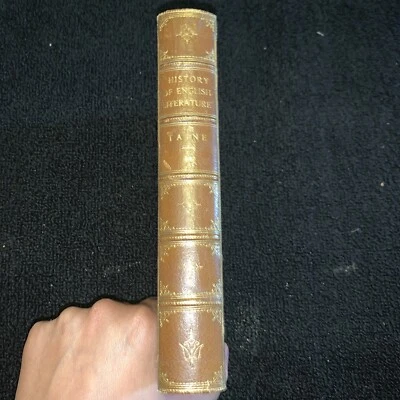 £0.79 • Buy History Of English Literature By Taine 1897 Lord Byron Dickens Thackeray Carlyle