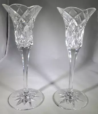 Sparkling Mikasa Jubilee Candlestick Holders - Round Edge • $16.95