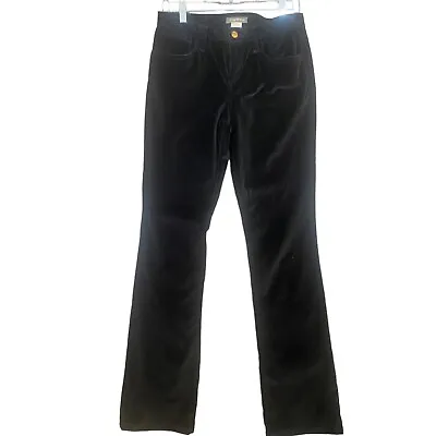 Tommy Bahama Women’s Black Bootcut Velvet Cotton Blend Holiday Pants Size 4 • $17.49