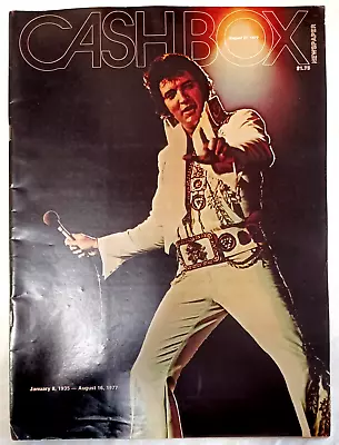 Cashbox Aug 27 1977 Elvis Presley Memorial Issue Music Magazine  Near Mint Tf-12 • $15