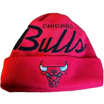 Chicago Bulls Stocking Beanie Hat Mitchell And Ness • $14.50