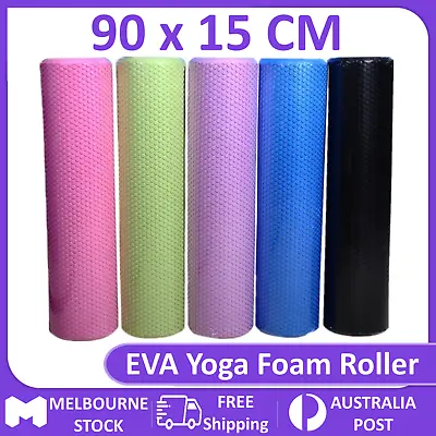 Pilates Foam Roller Long Physio Yoga Fitness GYM Exercise Back Training Massage • $31.87