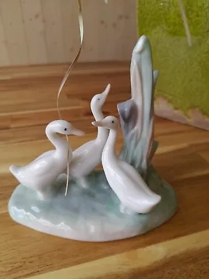 Lladro NAO 3 X Geese Ducks Figurines • £9