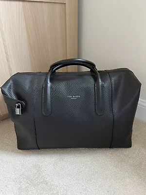 Ted Baker Leather Hold-all Weekend Gym Bag • £160