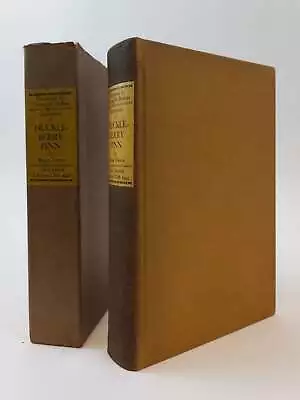 Mark Twain / THE ADVENTURES OF HUCKLEBERRY FINN Signed Limited Edition • $275