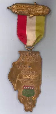 1908 Modern Woodmen Of America Souvenir Medal PEORIA ILLINOIS Original • $9.99