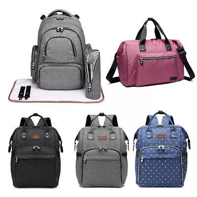 £9.99 • Buy  Nappy Yummy Mummy Changing Maternity Baby Bag Backpack Diaper Multifunctional 