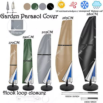 Garden Parasol Cover Patio Umbrella Heavy Duty Waterproof Furniture Protector • £7.99