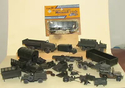 Lot Of Ho ROCO MILITARY VEHICLES & PARTS For Model Train Layouts And Displays • $46