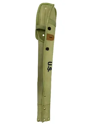 WARCRAFT EXPORTS WWII M1 Carbine Scabbard Canvas Holster Case Marked US OD GREEN • $37.04