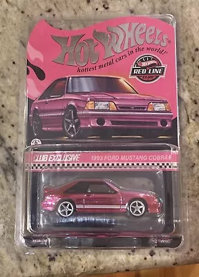 Hot Wheels RLC 1993 Ford Mustang Cobra R • $29