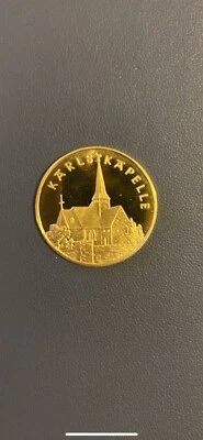£170 • Buy Rare German 24 Carat Gold Coin/medal