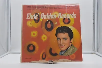 Elvis Presley LP Elvis' Golden Records RCA LPM-1707 RE2 • $12.99