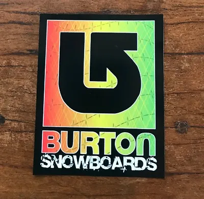 Burton Snowboards Sticker - Skiing Ski Snowboarding Snowboard Mountain Sports • $3.99