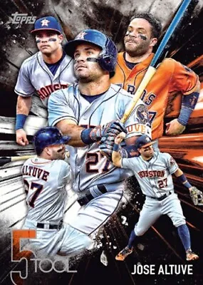 Jose Altuve 2017 Topps 5 Five Tool Sp 5x7 Jumbo Card #/49 Houston Astros • $2.99