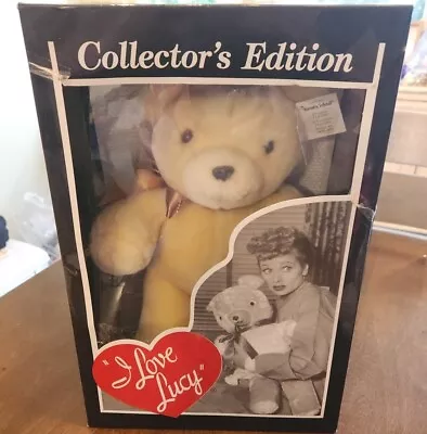 I Love Lucy Episode #136 Nursery School Plush White Teddy Bear W/  Damaged Box  • $89.99