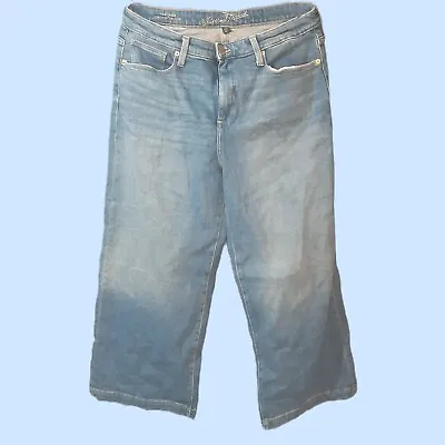 Ladies Universal Thread Highest Rise Wide Leg Size 32 R Crop Jeans Fair Trade • £4.80